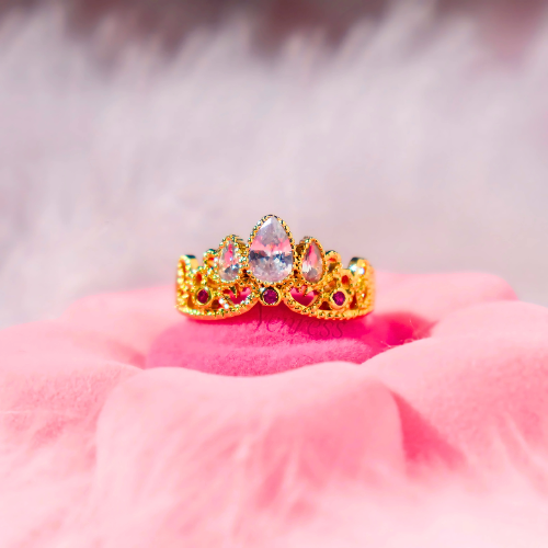 Adjustable Rapunzel Crown Ring